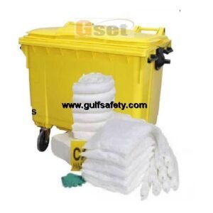 Supplier of Oil Spill Kit 1000 Litre with Four Wheeled Bin in Saudi Arabia