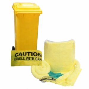 Chemical Spill Kit 25 Gallon with Wheeled Trolley Bin Suppliers in Riyadh